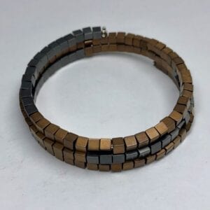 Pyrite bead bracelet